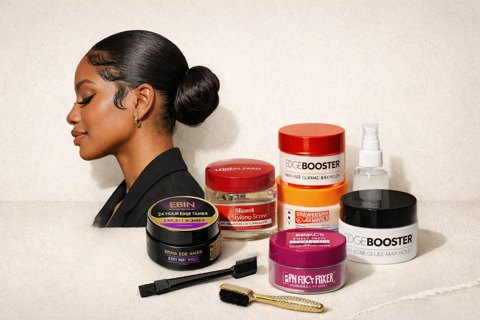 Perfect sleek puff hairstyle