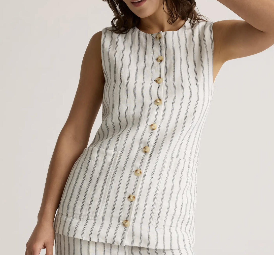 Quince Sleeveless Vest