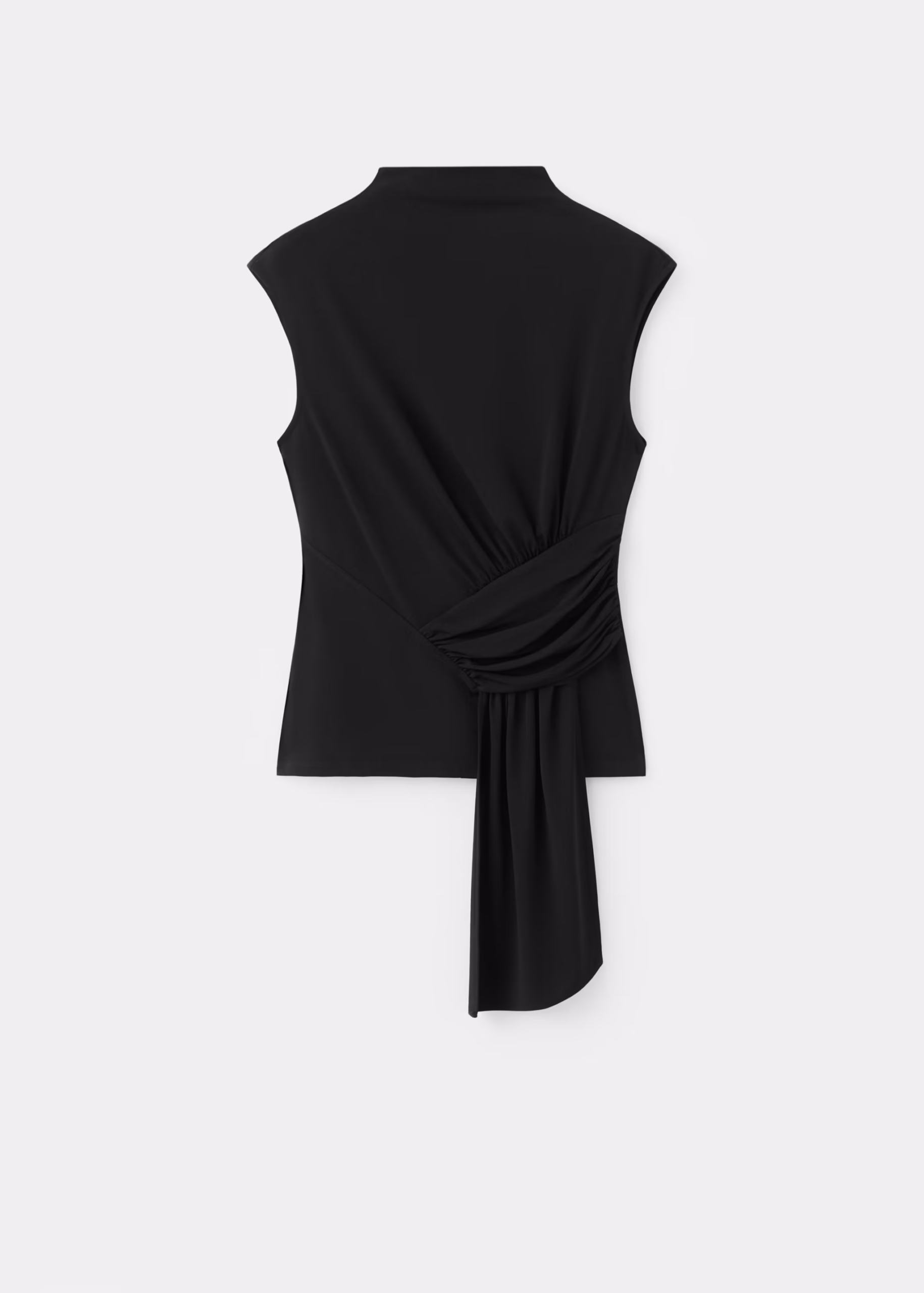 Mango Ruched Detail Top