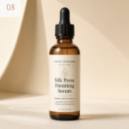 Silk press heat protection serum