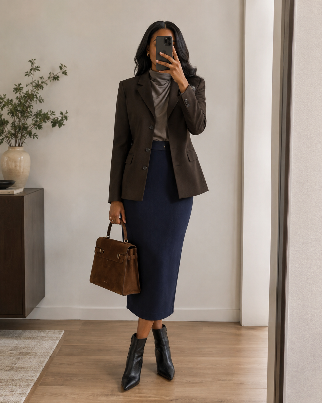 Fall workwear look three