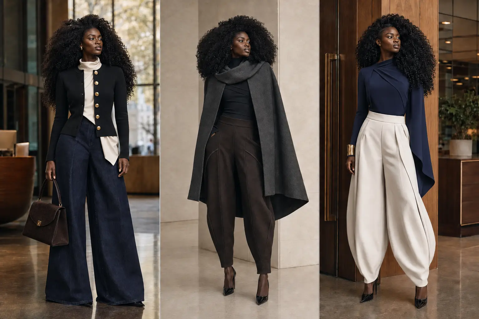 Fall and winter workwear capsule wardrobe